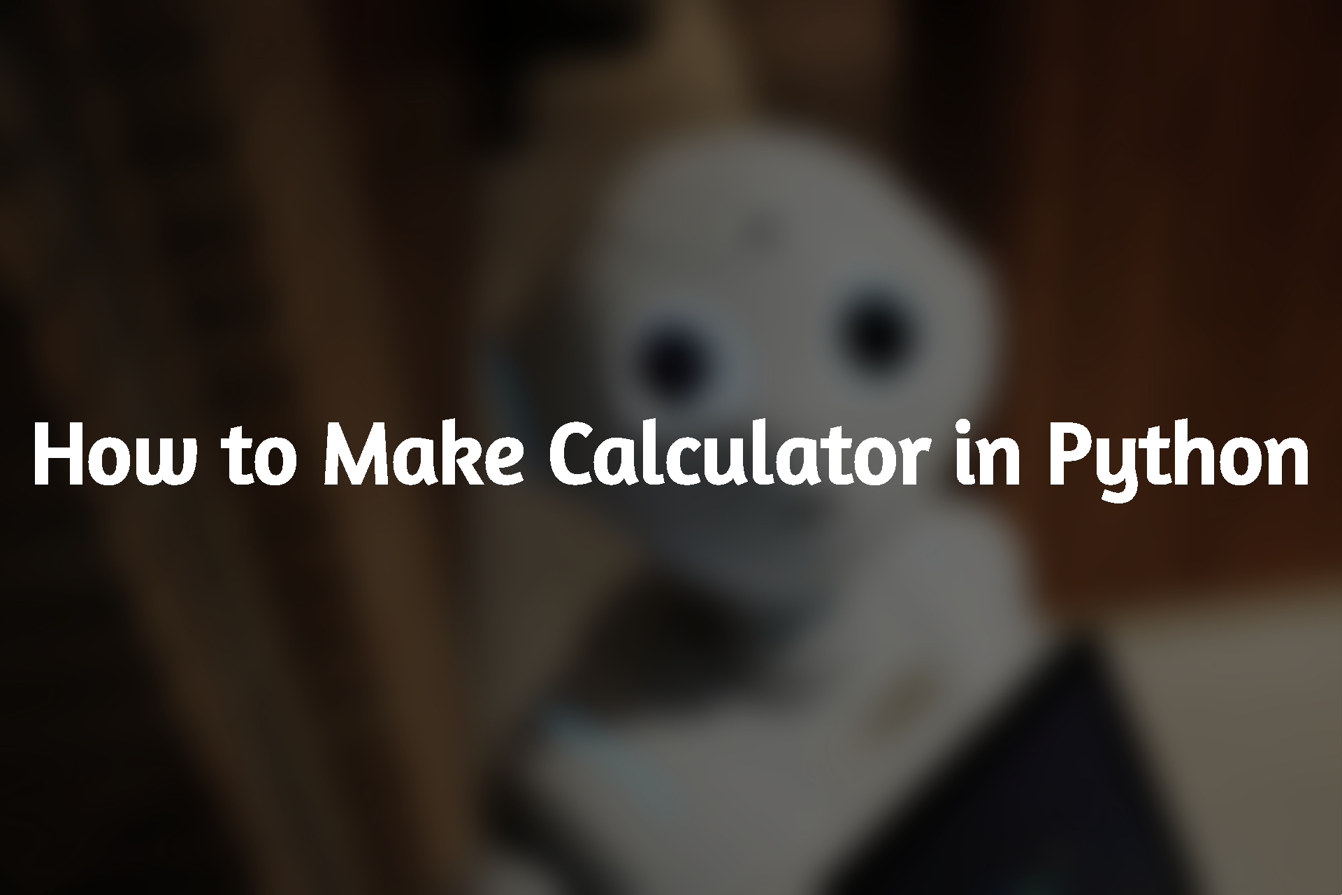 Make Calculator in Python