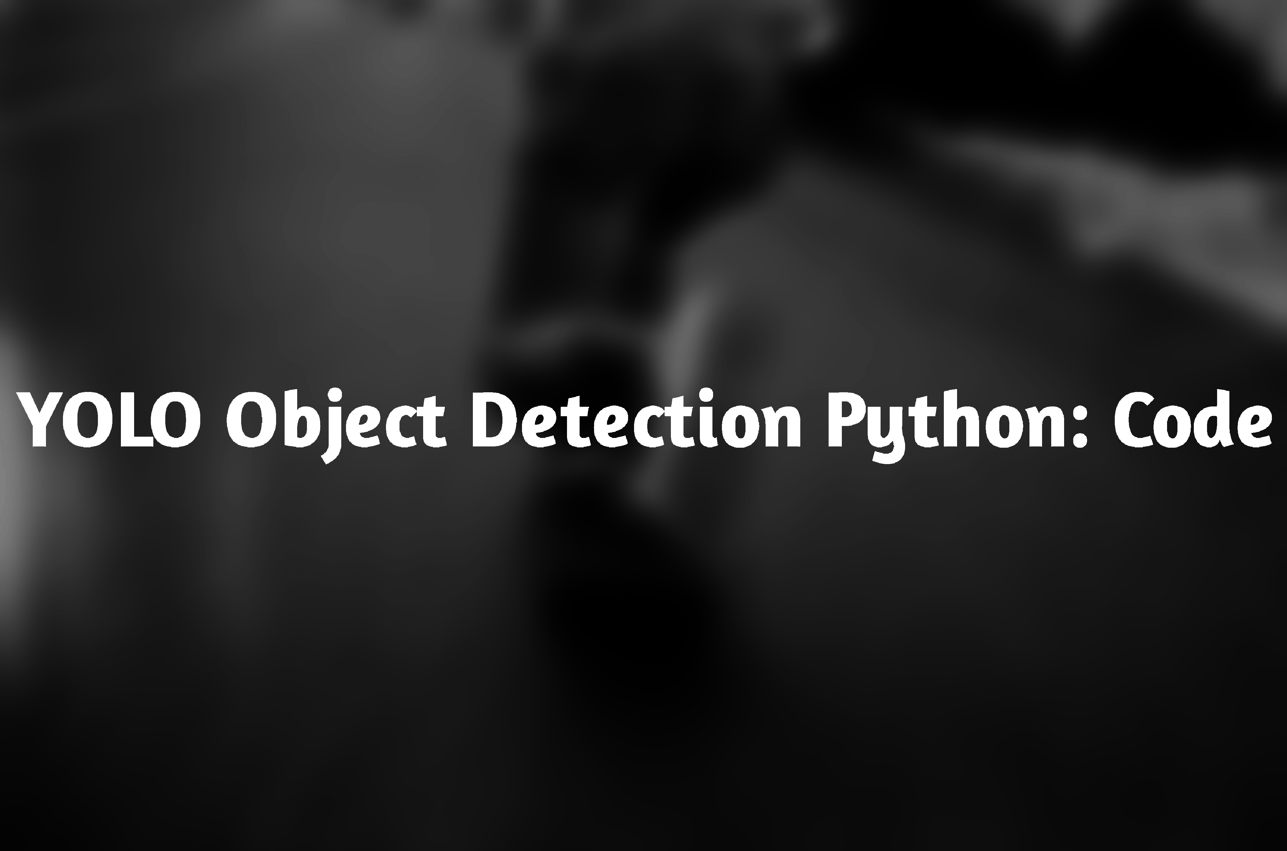 YOLO Object Detection Python